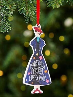 Mary Poppins Lenox‎ Practically Perfect in Every Way’ Christmas Ornament. OS.